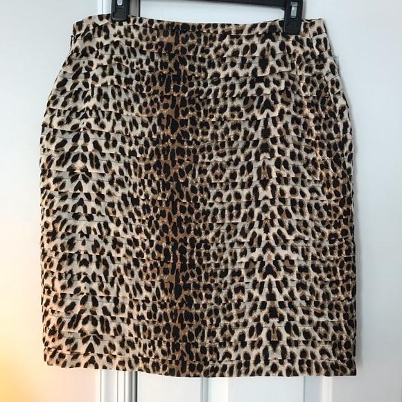 Worthington Dresses & Skirts - Leopard print skirt